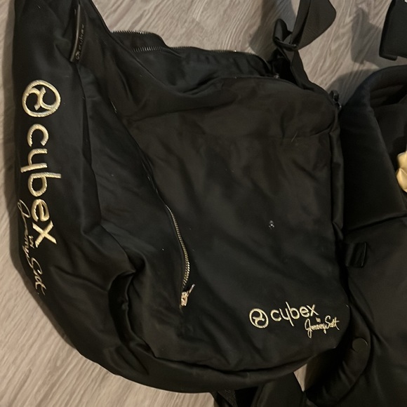 Jeremy Scott diaper bag and carrier